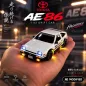 Preview: 1:43 4WD Drift/Race Car TOYOTA AE86 TRUEND RTR - weiß