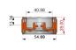 Preview: Aluminium Felge 1.9 (Design B) silber GPM TRX TRX4 & 6
