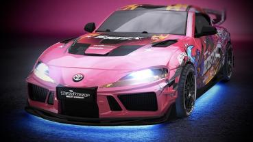 1:43 4WD Drift/Race Car SUPRA RTR - 1087X pink