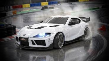 Preview: 1:43 4WD Drift/Race Car SUPRA RTR - weiß