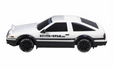 Preview: 1:43 4WD Drift/Race Car TOYOTA AE86 TRUEND RTR - weiß