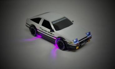 1:43 4WD Drift/Race Car TOYOTA AE86 TRUEND RTR - weiß