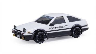 1:43 4WD Drift/Race Car TOYOTA AE86 TRUEND RTR - weiß