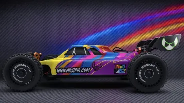 ABSIMA BUGGY "NEON FURRY" 1/12 PURPLE 4WD BL RTR