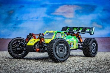 Preview: ABSIMA BUGGY "NEON FURRY" 1/12 GREEN 4WD BL RTR