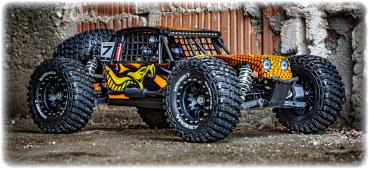 ABSIMA ROCK RACER "MAMBA 7" ORANGE 1/7 6S BL RTR