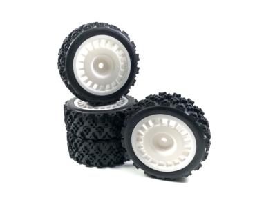 1:10 Räderset "Rally Block Design" weiß (4)