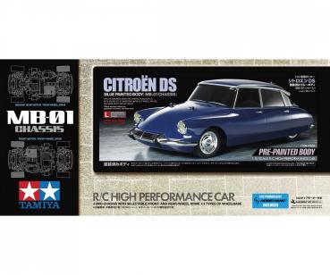 Preview: 1:10 RC Citroen DS MB-01 Blau Lack