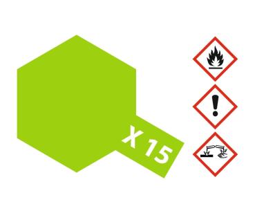 Tamiya X-Acrylfarbe X-15 Hellgrün glänzend Inhalt: 23 ml