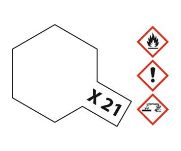 Tamiya X-Acrylfarbe X-21 Mattier-Medium Inhalt: 23 ml