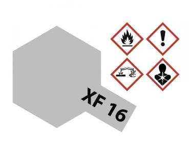 Tamiya XF-Acrylfarbe XF-16 Aluminium matt Inhalt: 23 ml