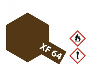 Tamiya XF-Acrylfarbe XF-64 Rot-Braun matt Inhalt: 23 ml
