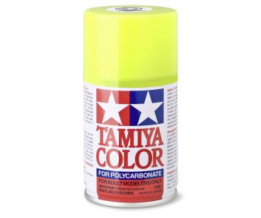 Tamiya PS-Farbspray PS-27 Neon Gelb Polycarbonat Inhalt: 100 ml