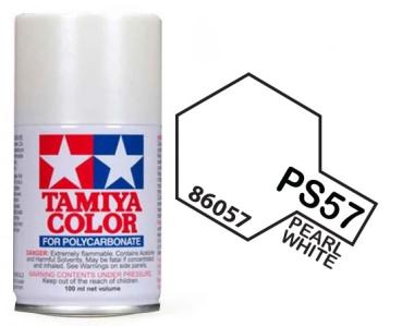 Tamiya PS-Farbspray PS-57 Perleffekt Weiss Polyc. Inhalt: 100 ml
