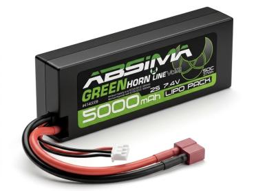 Greenhorn LiPo 2S/7.4V 50C 5000 HC (T-Plug)
