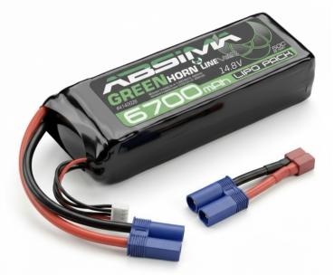 Greenhorn LiPo 4S/14,8V 50C 6700 SC (EC5/T-Plug)