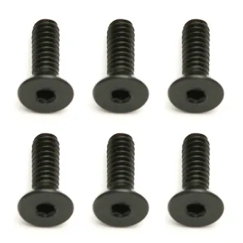 TEAM ASSOCIATED Screws, 4-40 x 3/8 in FHCS