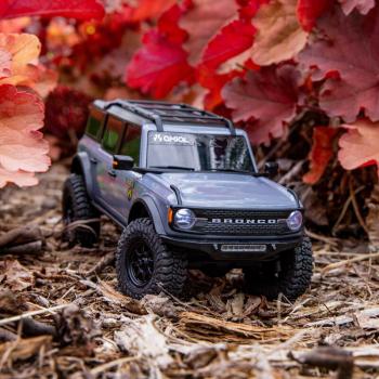 Preview: Axial 1/30 SCX30 Ford Bronco 4X4 RTR Brushed Rock Crawler (Battery & Charger Included), Gray