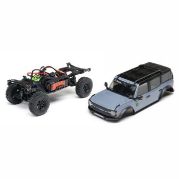 Axial 1/30 SCX30 Ford Bronco 4X4 RTR Brushed Rock Crawler (Battery & Charger Included), Gray
