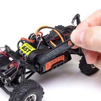Axial 1/30 SCX30 Chevrolet K10 4X4 RTR Brushed Rock Crawler (Battery & Charger Included), Black