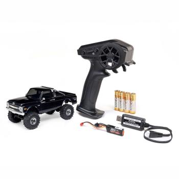 Preview: Axial 1/30 SCX30 Chevrolet K10 4X4 RTR Brushed Rock Crawler (Battery & Charger Included), Black