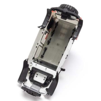 1/30 SCX30 Jeep Wrangler JLU 4X4 RTR Brushed Rock Crawler (Battery & Charger Included), White