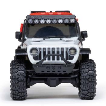 1/30 SCX30 Jeep Wrangler JLU 4X4 RTR Brushed Rock Crawler (Battery & Charger Included), White