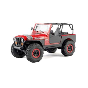 Preview: Axial 1/30 SCX30 Jeep CJ-7 GenRight 4X4 RTR Brushed Rock Crawler (Battery & Charger Included), Red