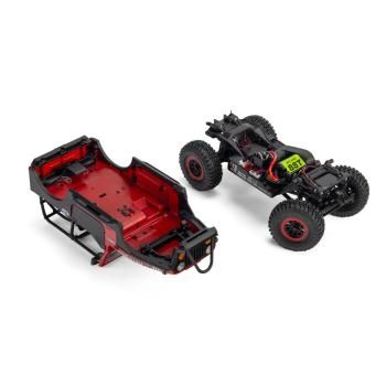 Axial 1/30 SCX30 Jeep CJ-7 GenRight 4X4 RTR Brushed Rock Crawler (Battery & Charger Included), Red