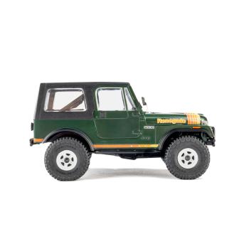 Preview: Axial 1/30 SCX30 Jeep CJ-7 Renegade 4X4 RTR Brushed Rock Crawler (Battery & Charger Included), Green