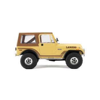 Preview: Axial Limited Edition 1/30 SCX30 Jeep CJ-7 Laredo 4X4 RTR Brushed Rock Crawler (Battery & Charger Included), Yellow