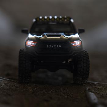 Axial 1/30 SCX30 Toyota Tacoma TRD Pro Extreme Off-Road 4X4 RTR Brushed Rock Crawler (Battery & Charger Included), Green