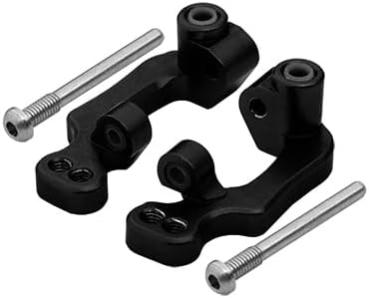 GPM Traxxas Rustler VXL Upgrade Parts Aluminum C-Hub Caster Block - 1 Pr Black