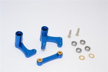 Aluminium Lenkungs-Set eloxiert blau GPM TRX 1/10 Rustler 4x4, VXL, Bandit