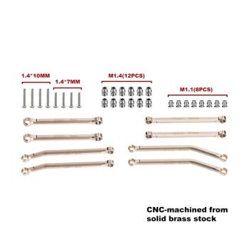 MESSING LINK-SET GPM FÜR AXIAL 1/30 SCX30 BRONCO, WRANGLER, K10