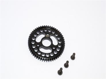 Stahl Hauptzahnrad 54T schwarz Modul 0,8 GPM TRX Slash/Stampede/Rustler/Hoss 4x4