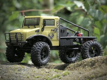 Preview: HOBBY PLUS RC 1:18 CRAWLER "CR18P V3" T-HUNTER BL SAND-COL. RTR