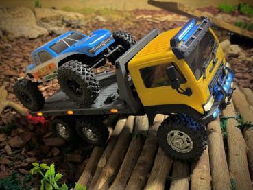 Preview: HOBBY PLUS RC CR-18P "TOW TRUCK ARKTOS 6X6" 1/18 GELB RTR