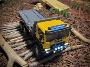 HOBBY PLUS RC CR-18P "TOW TRUCK ARKTOS 6X6" 1/18 GELB RTR