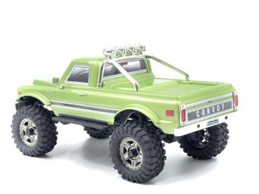 Preview: HOBBY PLUS RC 1:18 CRAWLER CR18P EVO-V2 "CONVOY" GRÜN RTR