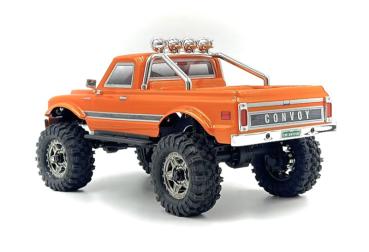 Preview: HOBBY PLUS RC 1:18 CRAWLER CR18P EVO-V2 "CONVOY" ORANGE RTR