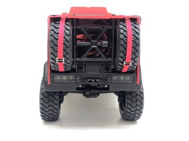 Hobby Plus 1:18 "DKR-4 Fortis" Rally Truck brushed RTR - Red