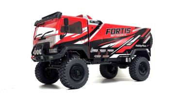 Hobby Plus 1:18 "DKR-4 Fortis" Rally Truck brushed RTR - Red