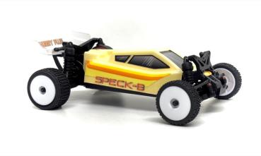 Preview: HOBBY PLUS RC 2WD BUGGY "SPECK-B" 1/24 RTR (GRÜN & CREME) LIMITED EDITION