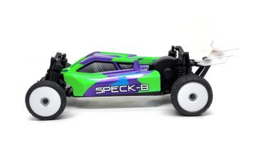 Preview: HOBBY PLUS RC 2WD BUGGY "SPECK-B" 1/24 RTR (GRÜN & CREME) LIMITED EDITION