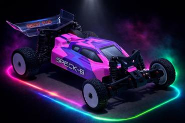 Preview: HOBBY PLUS RC 2WD BUGGY "SPECK-B" BRUSHLESS 1/24 RTR (MAGENTA)