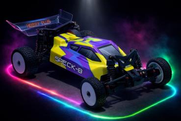 Preview: HOBBY PLUS RC 2WD BUGGY "SPECK-B" BRUSHLESS 1/24 RTR (GELB)