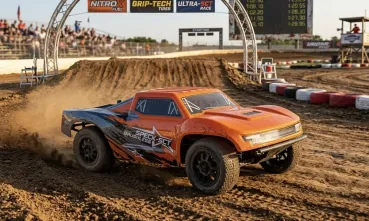 HOBBY PLUS RC 2WD SHORT COURSE TRUCK "SPECK-SCT" 1/24 BRUSHLESS RTR ORANGE