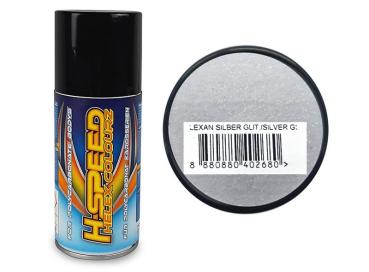 LEXAN SPRAY SILBER GLITZERND / SILVER GLITTER 150ML H-SPEED NP126