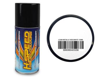 LEXAN SPRAY METALLIC WEISS / WHITE 150ML H-SPEED NP126